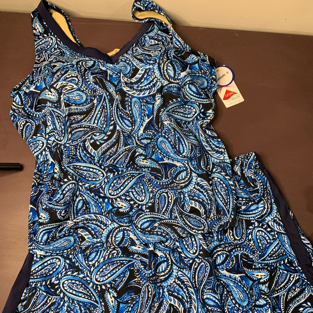 NWT Swimsuits For All Tankini Set Women’s Size 20
